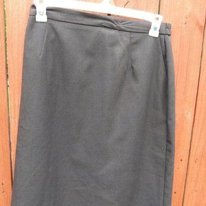 Vintage Napa Studio Women's Size 14 Black Long Pencil Skirt.
